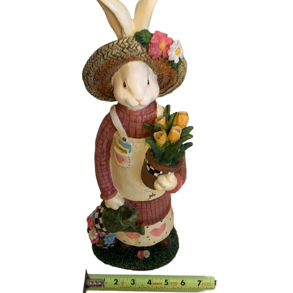 Vintage Easter country cottage core bunny - Picture 6 of 7